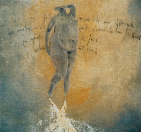 APESENTEUR, gesso, oil & mixte